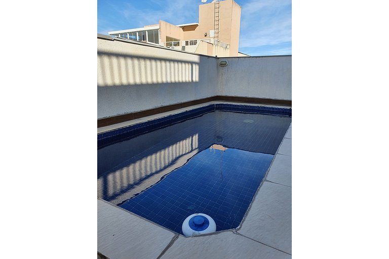 Cobertura Piscina Enseada Guaruja