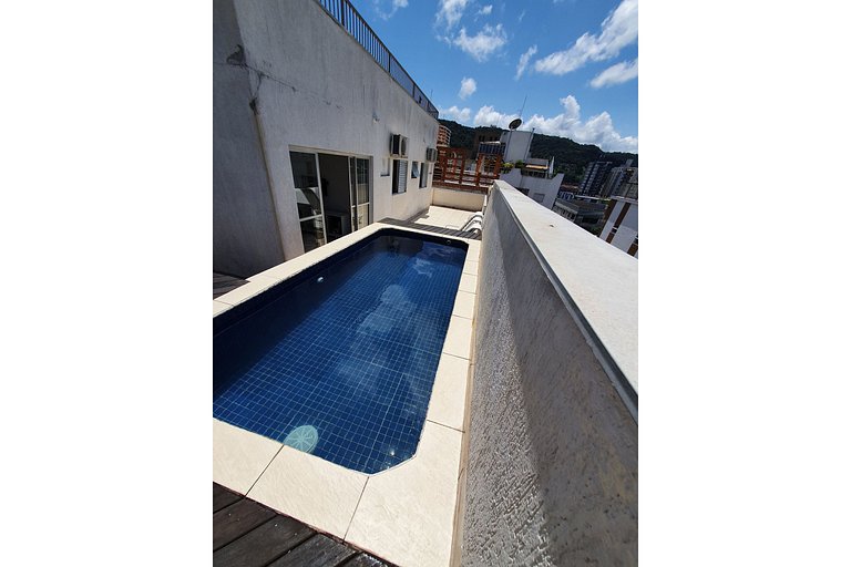 Cobertura Piscina Enseada Guaruja