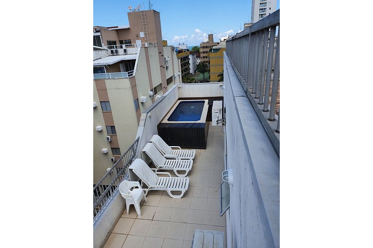 Cobertura Piscina Enseada Guaruja