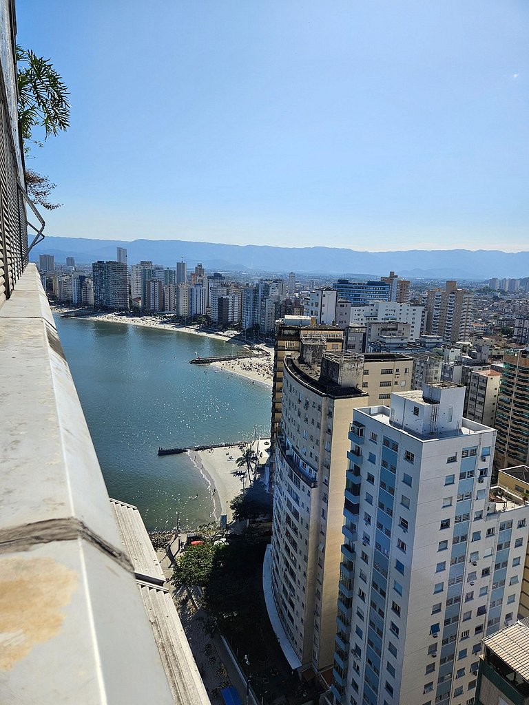 Apê Pé na Areia 2quartos Vista Deslumbrante